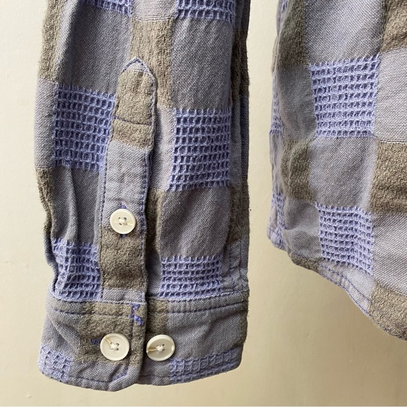 Urban Outfitters Woven Cotton Patchwork Bohemian Shirt - Picture 8 of 16